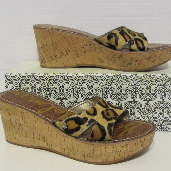 sam edelman cork wedge